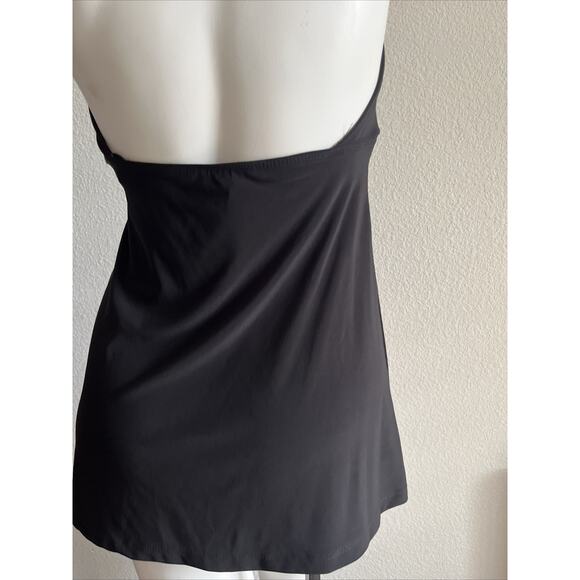 Wet Seal Vintage Y2K Black Rhinestone Halter whimsygoth Top S holiday party top - Picture 12 of 13